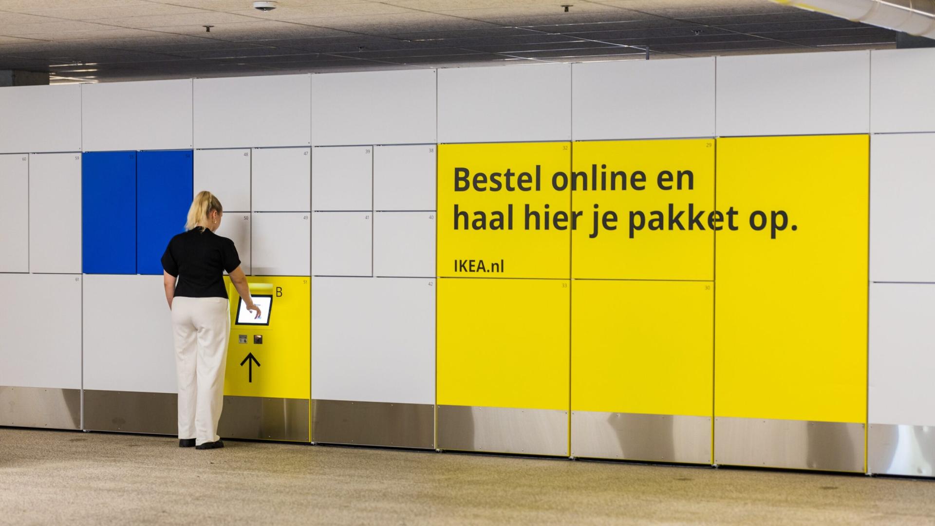 Ikea lockers in Utrecht