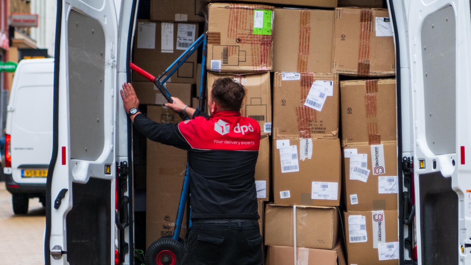 Verdwijntruck pakketbezorging