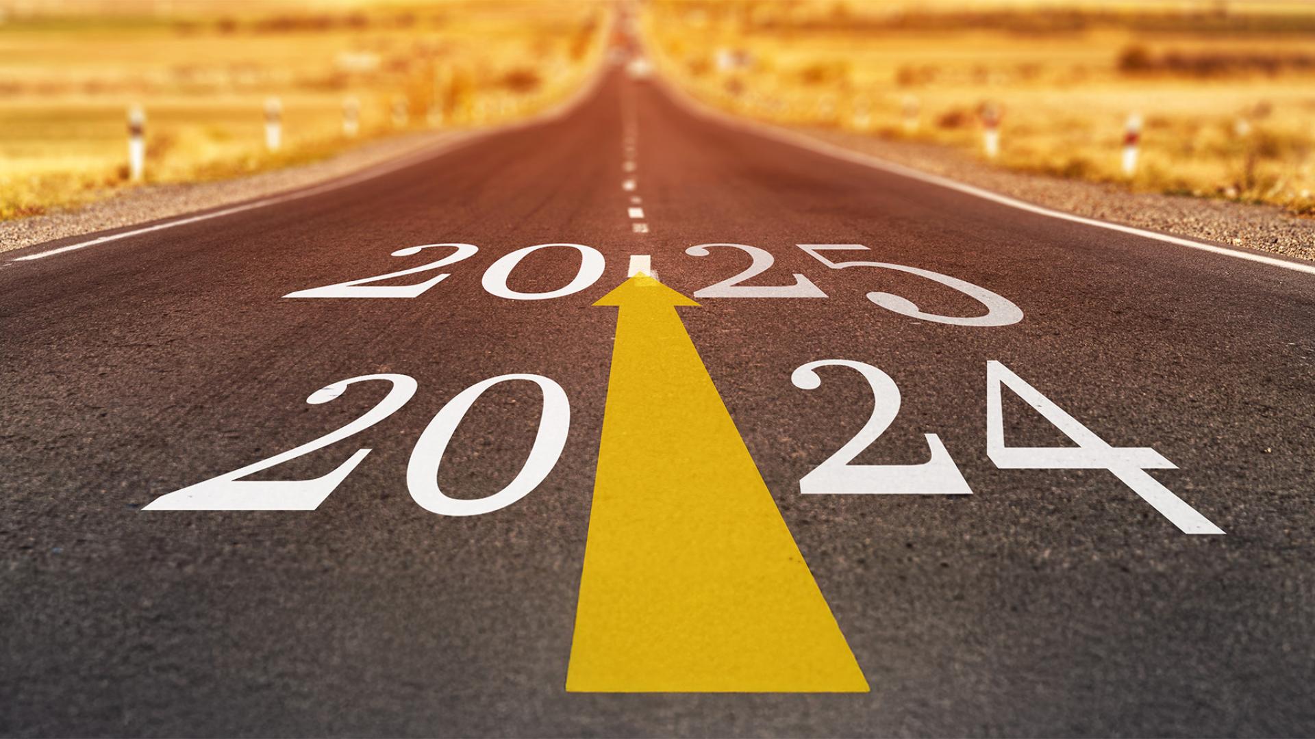 Weg met jaartallen 2024-2025