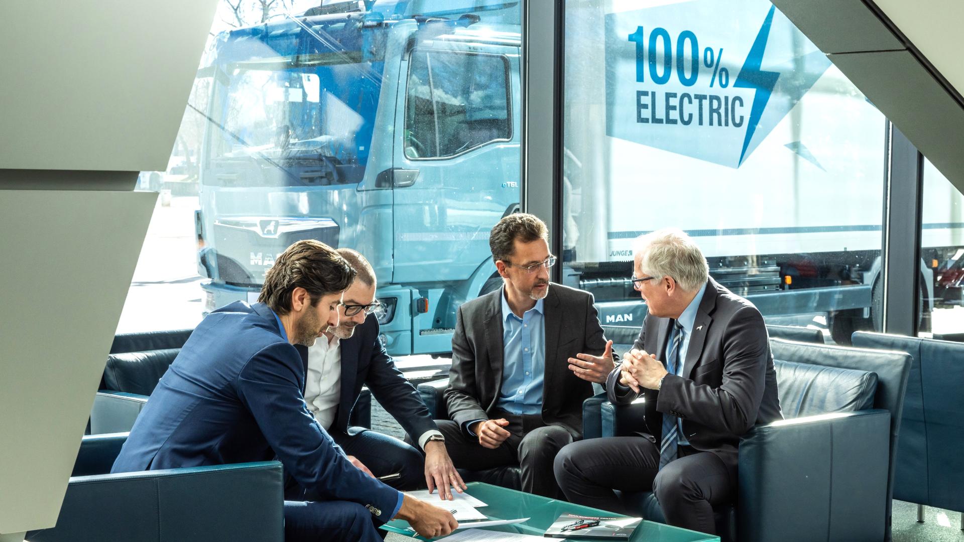 DB Schenker bestelde 150 e-trucks voor lange afstanden bij MAN 