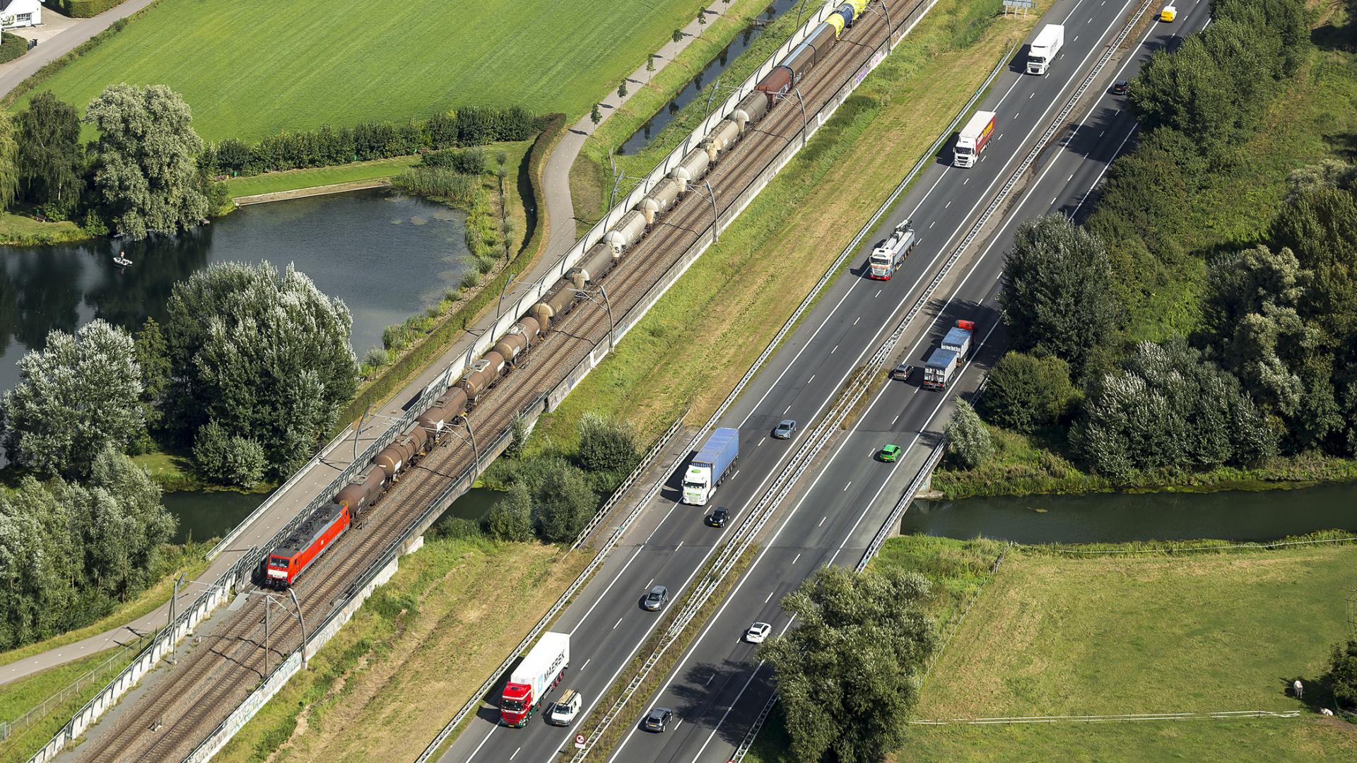 Snelweg van bovenaf