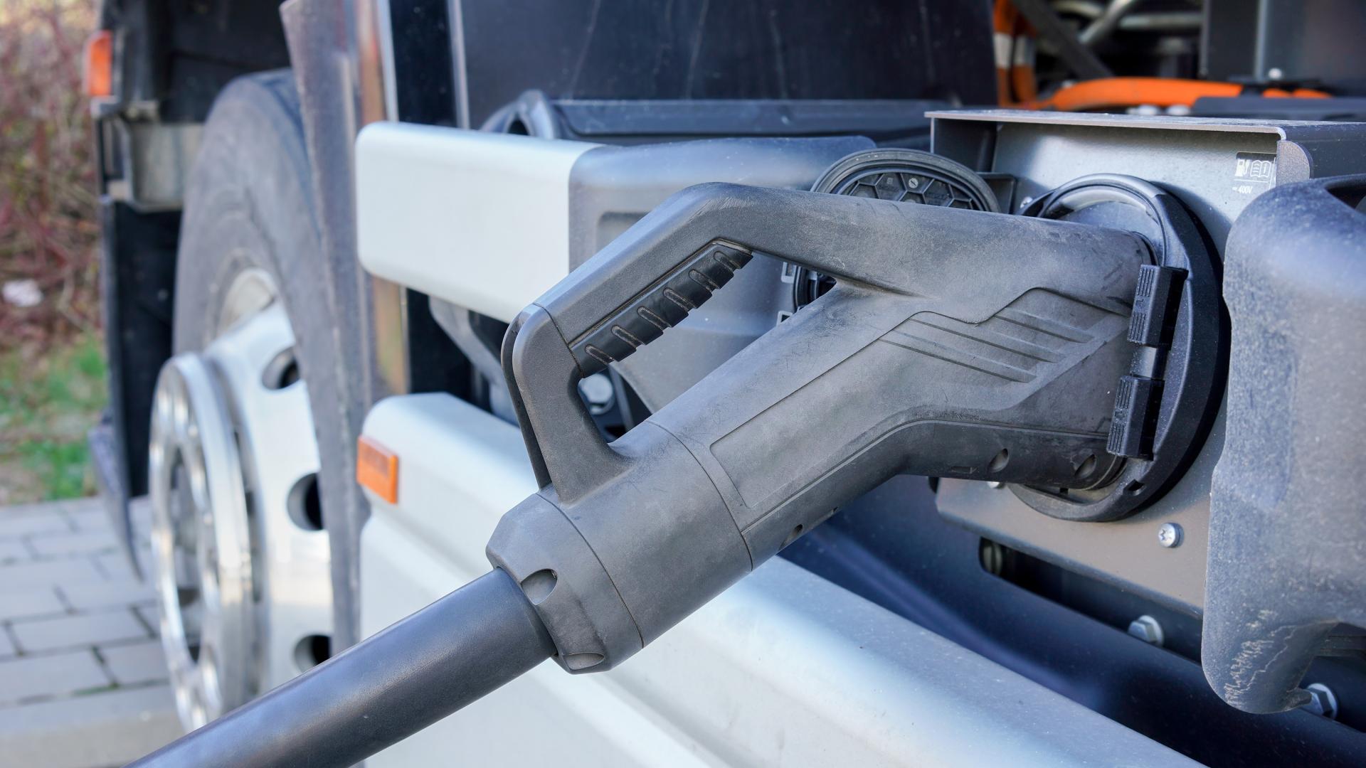 Elektrisch laden truck