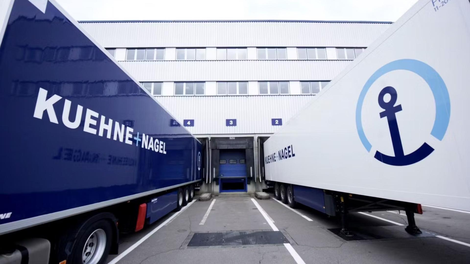 Kuehne en Nagel trucks