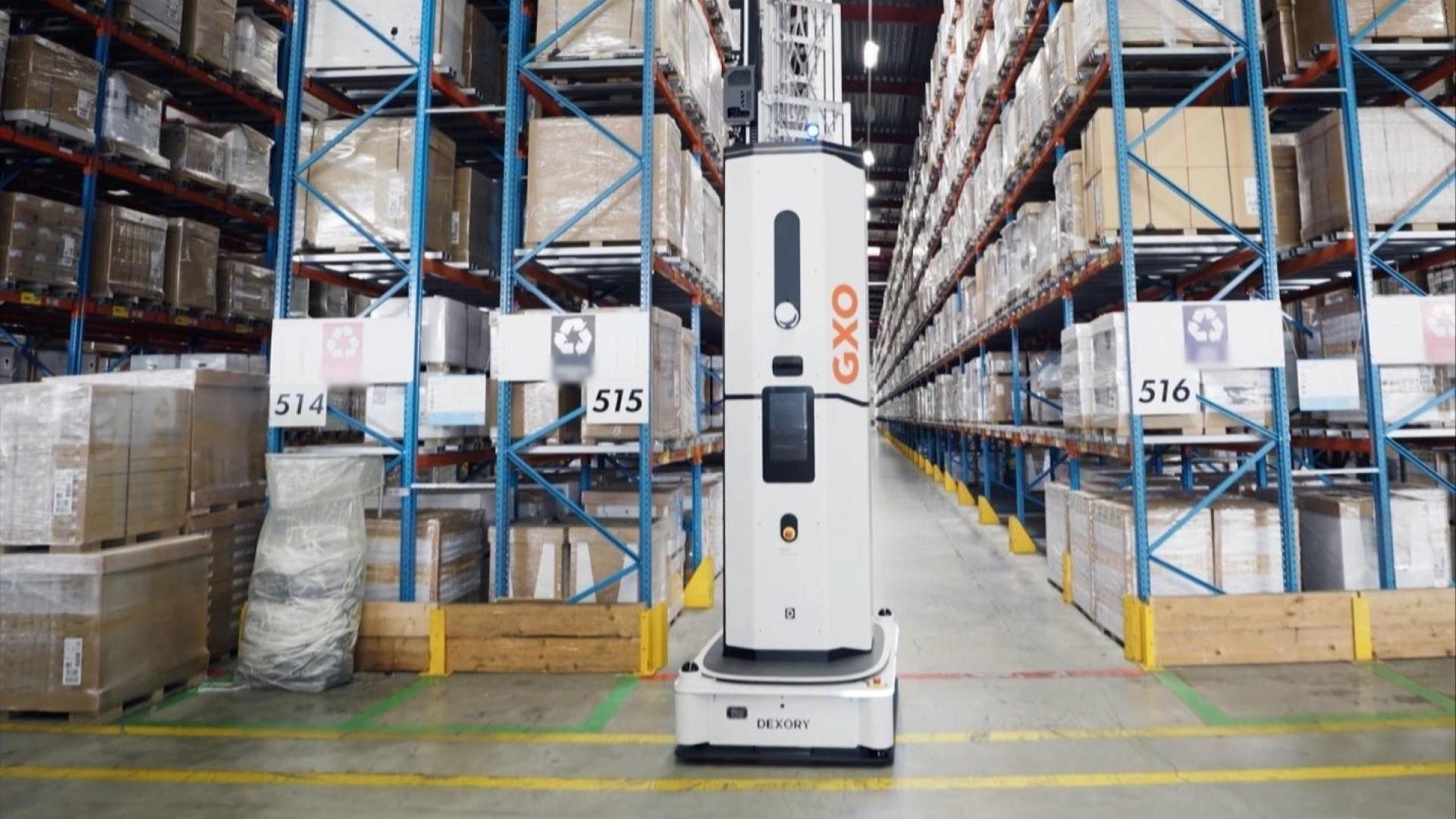 GXO voorraadtellende robot