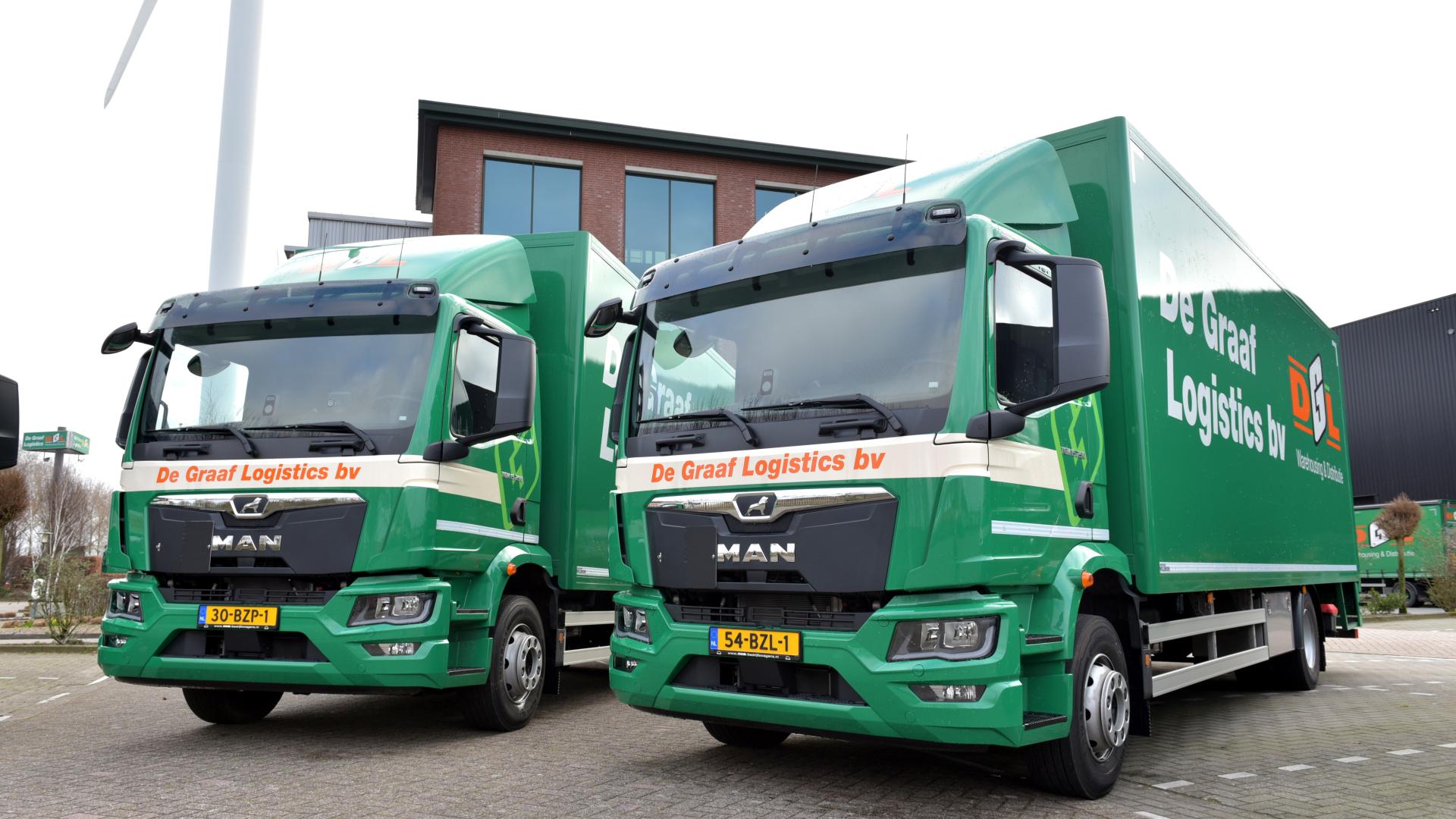 De Graaf Logistics trucks