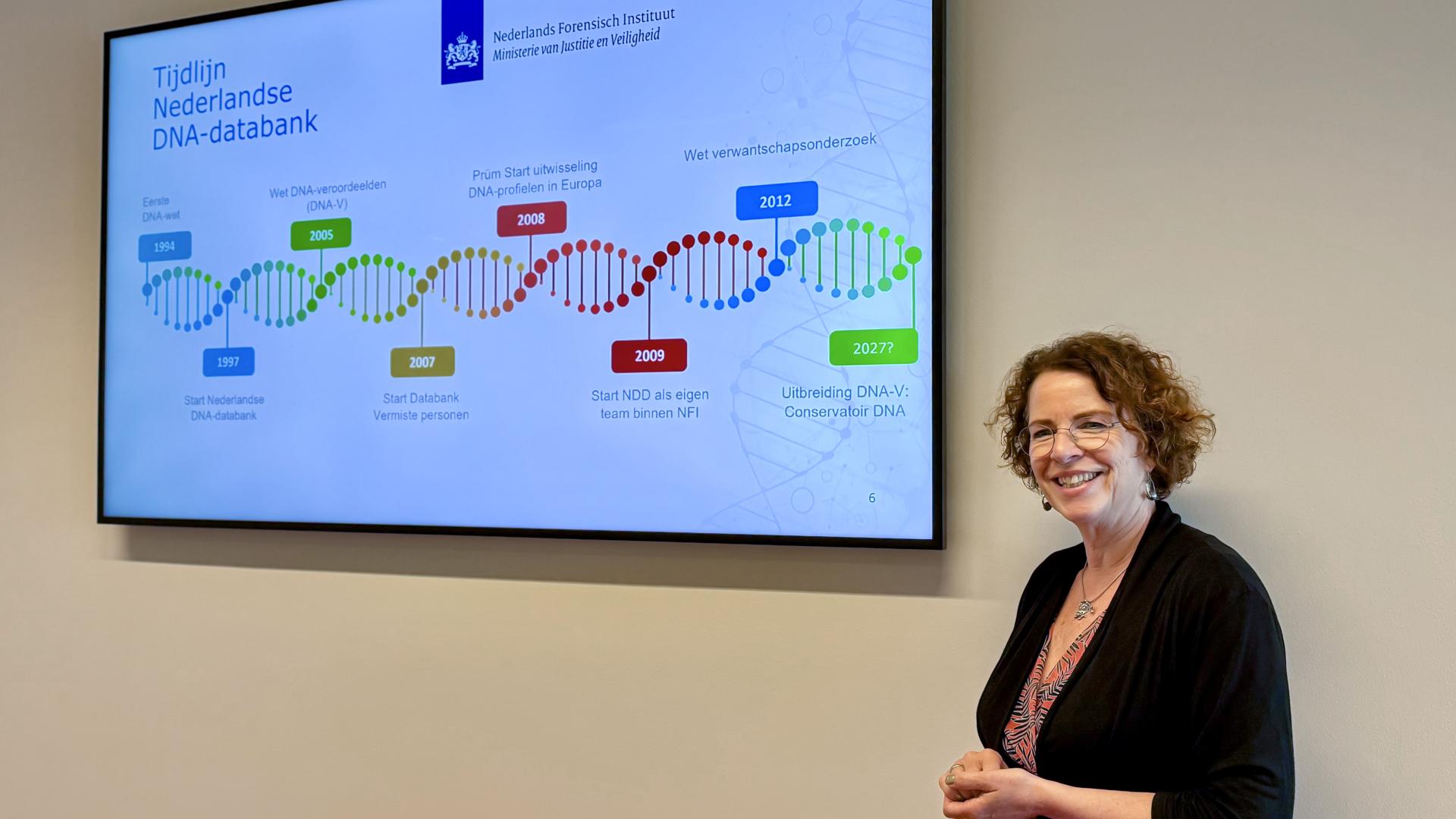 Arjenne Janssen, projectleider DNA-C bij het NFI
