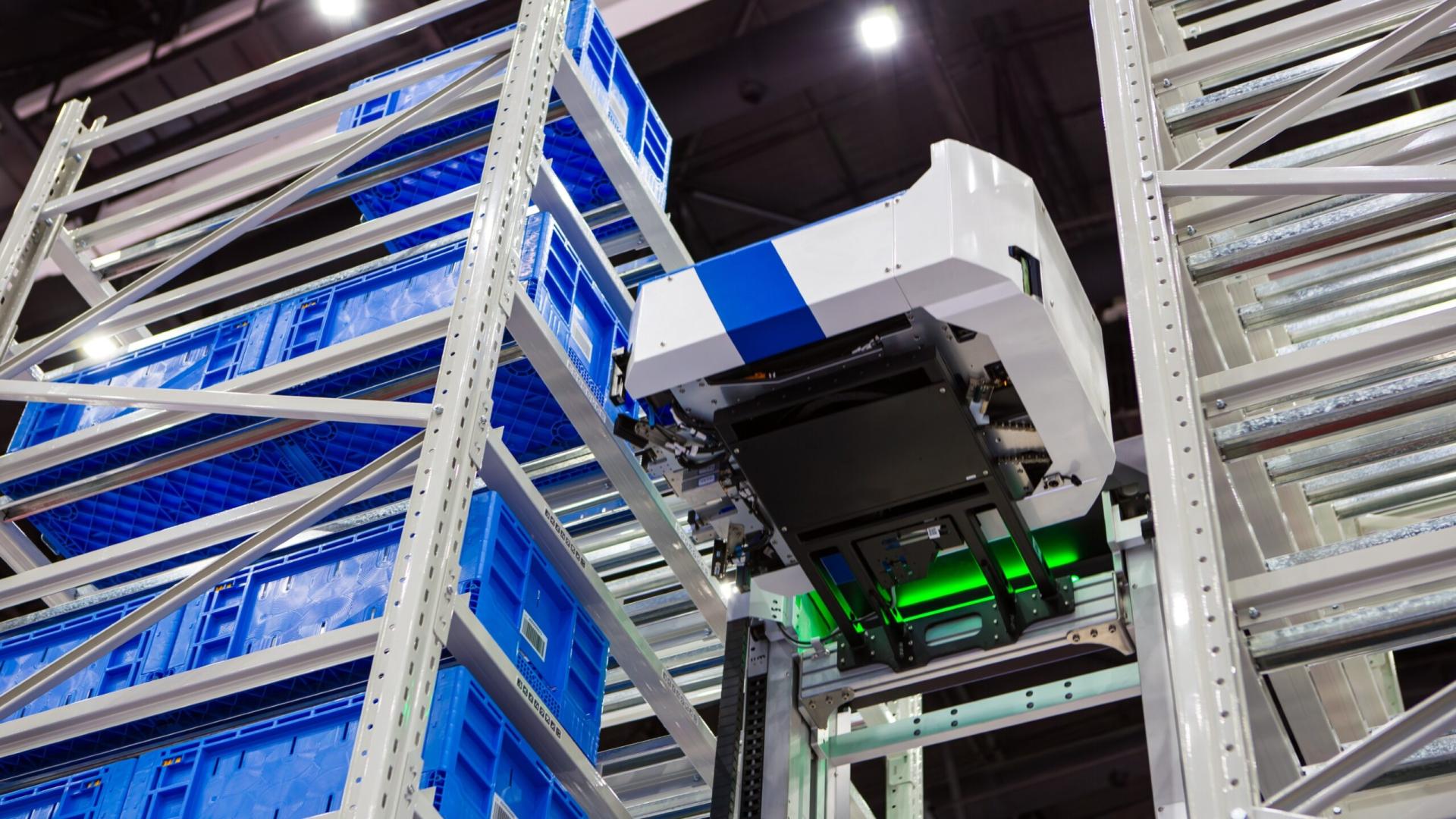 Robot in warehouse