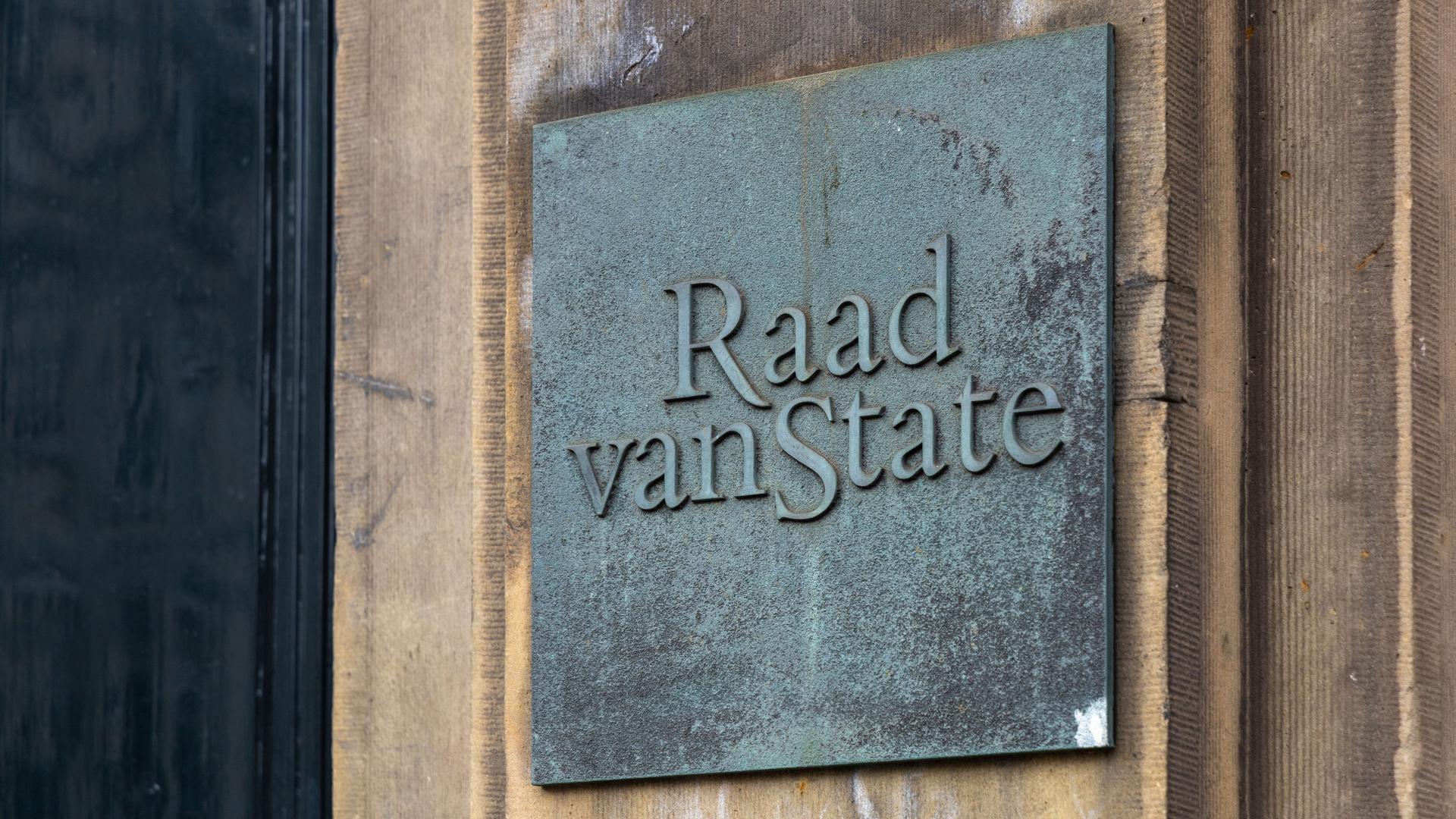 Wandbord Raad van State