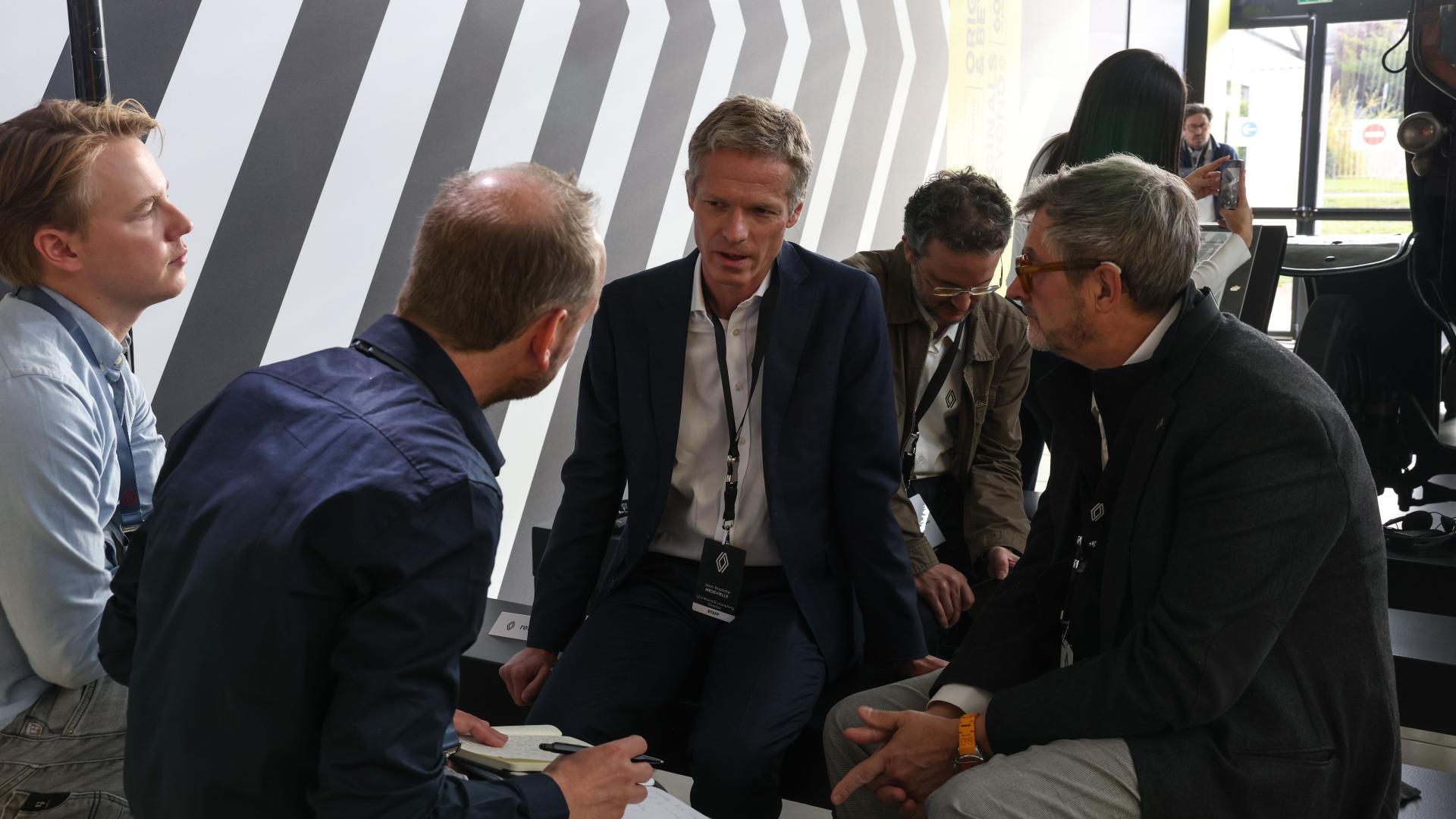 Jean-François Vial, LCV-programma-directeur en Jean-Baptiste Médevielle, LCV-merkdirecteur bij Renault