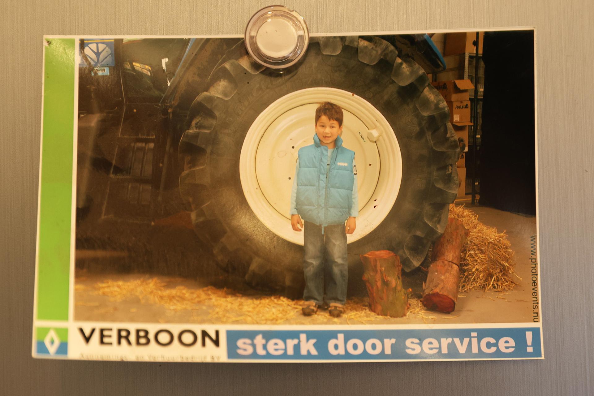 Job Verboon, jeugdfoto