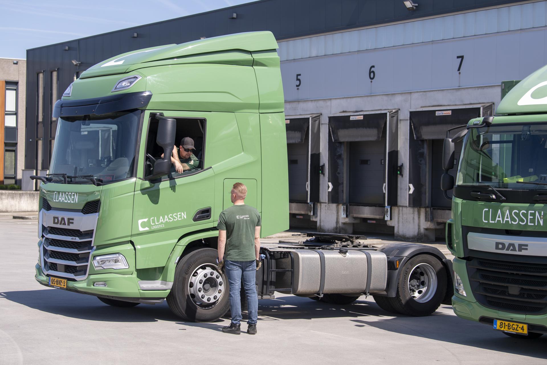 Chauffeurs bij Claassen Logistics 