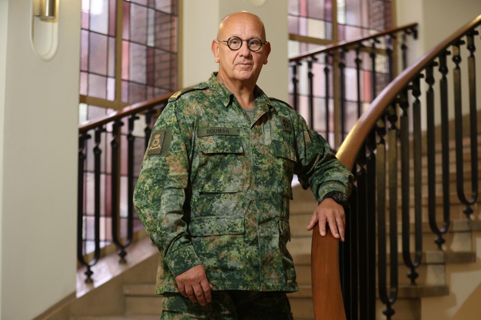 Generaal Henny Bouman, adviseur logistiek Commandant der Strijdkrachten