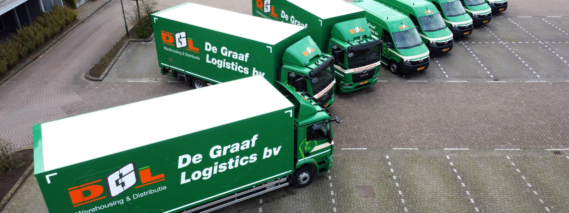 De Graaf Logistics trucks