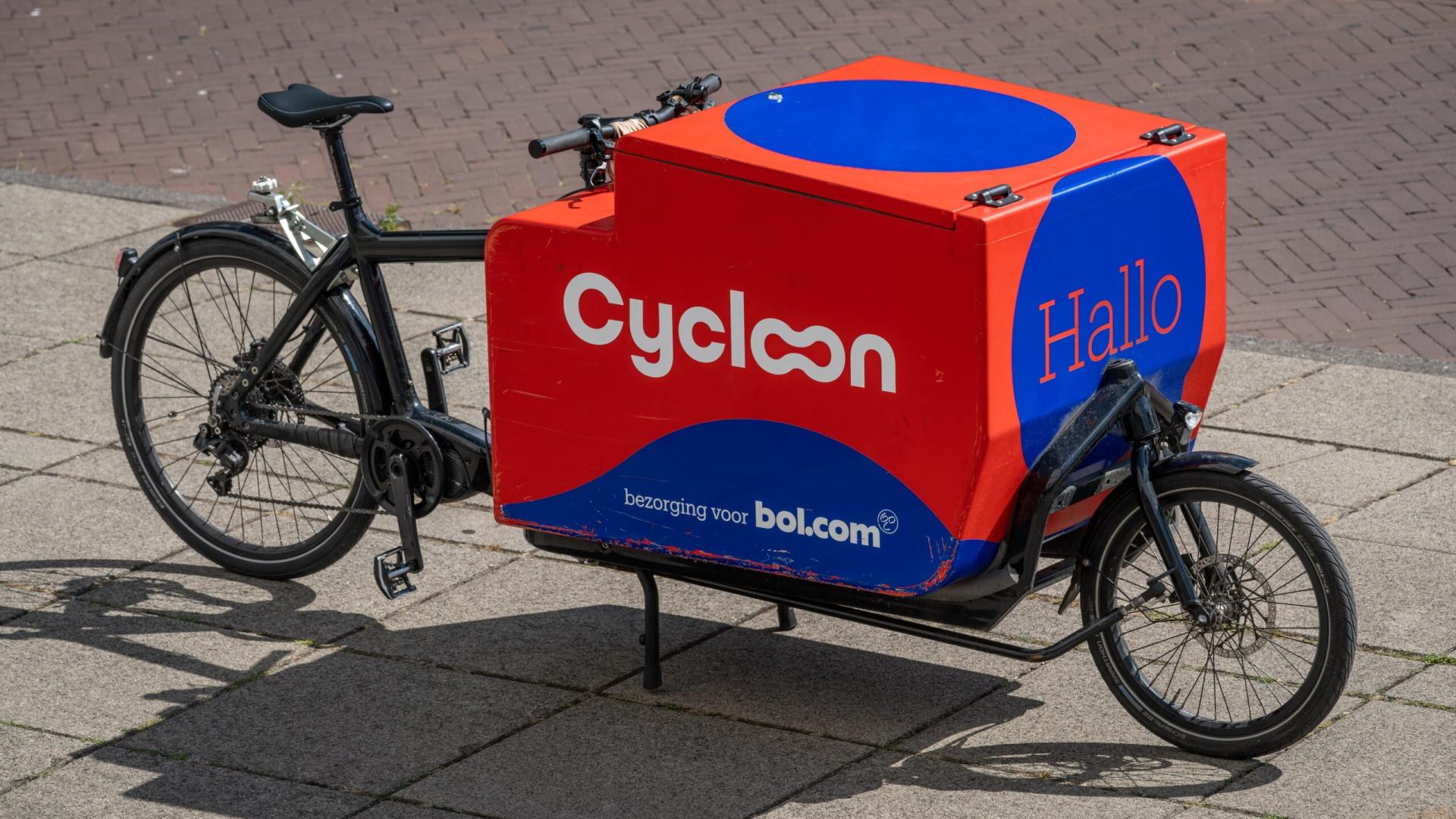 Cycloon pakket bezorg fiets